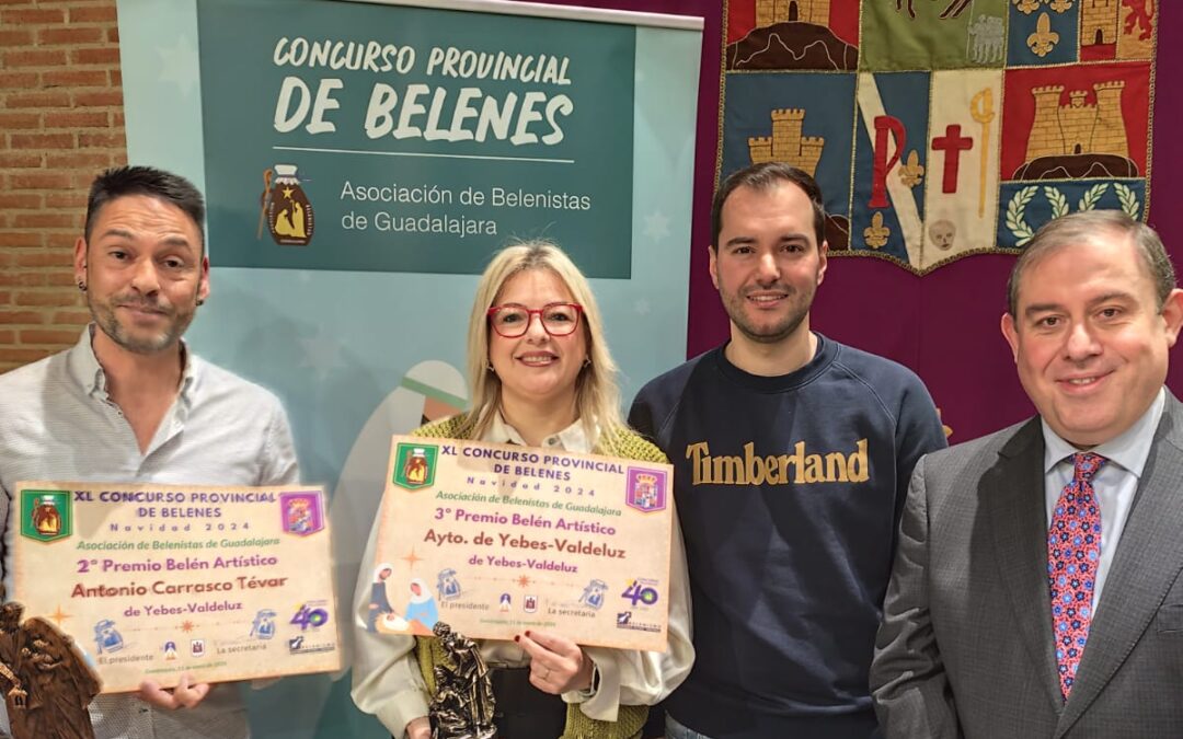 Antonio Carrasco y el Ayuntamiento de Yebes galardonados en el XL Concurso Provincial de Belenes