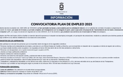 Convocatoria Plan de empleo 2025